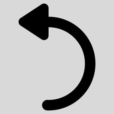 CCW kontur glif simgesini Döndür