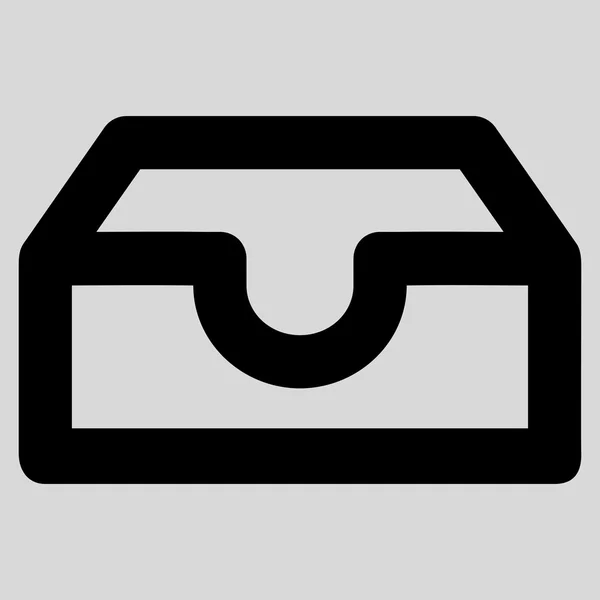 Account Box Stroke Glyph Icon — Stock Photo, Image