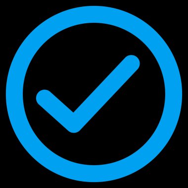 Tamam inme vektör simgesi