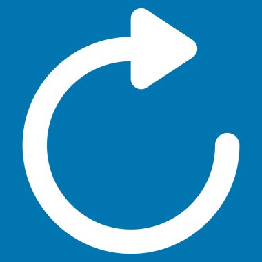 Döndür sağ kontur vektör simgesi