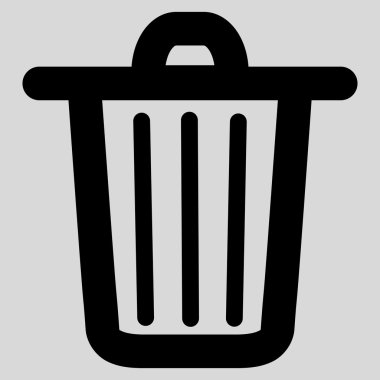 Çöp vektör simge kontur