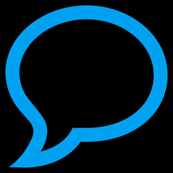 Значок вектора штрихов сообщения чата
