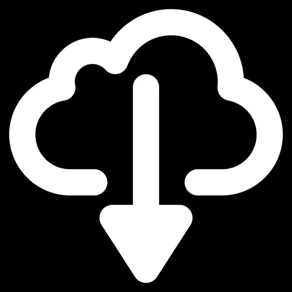 Cloud Télécharger Icône vectorielle AVC — Image vectorielle