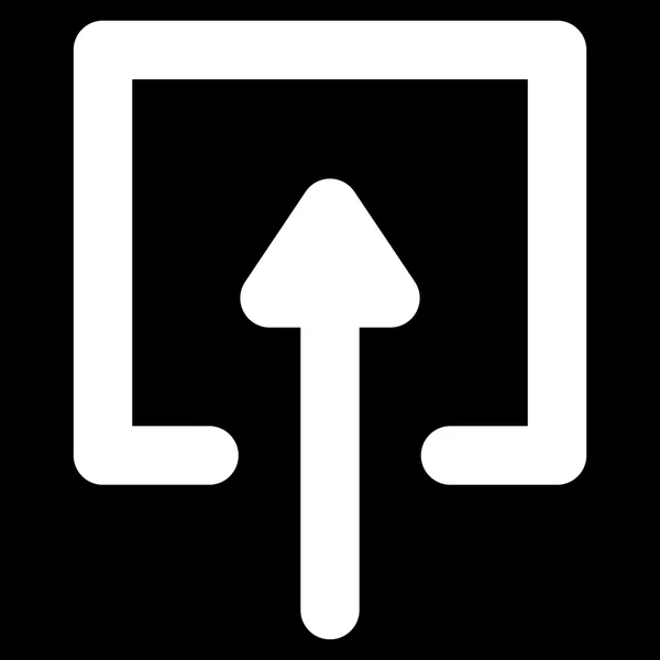 Schlaganfall-Vektorsymbol hochladen — Stockvektor