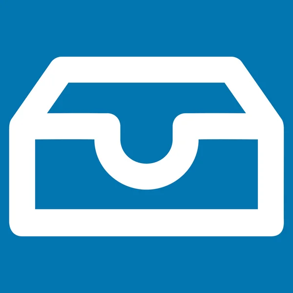 Konto Box Stroke vektor Icon — Stock vektor