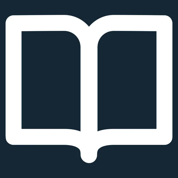 Livro aberto Stroke Vector Icon — Vetor de Stock