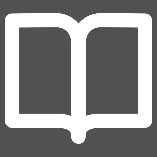 Livro aberto Stroke Vector Icon — Vetor de Stock