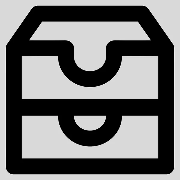 Cajas de la cuenta ictus Vector icono — Archivo Imágenes Vectoriales