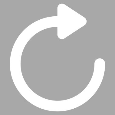 Döndür sağ kontur vektör simgesi