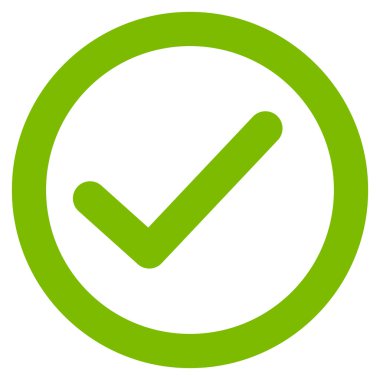 Tamam inme vektör simgesi