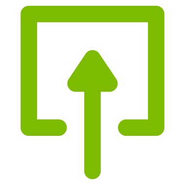 Kontur vektör simge yüklemek