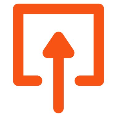 Kontur vektör simge yüklemek