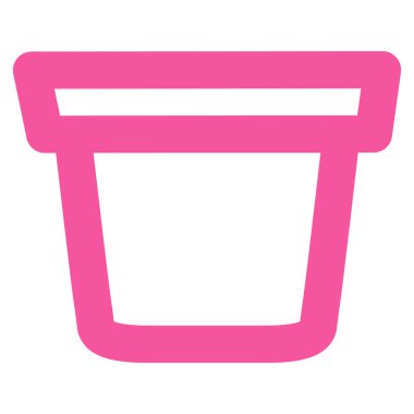 Kova kontur vektör simgesi