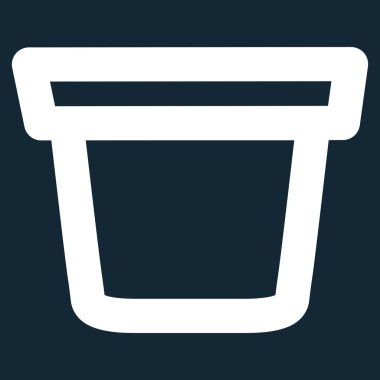 Kova kontur glif simgesini