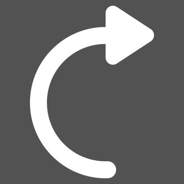 CW kontur glif simgesini Döndür