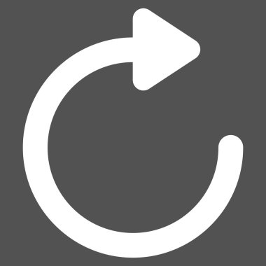 Sağ kontur glif simgesini Döndür