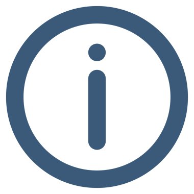 Bilgi kontur glif simgesi