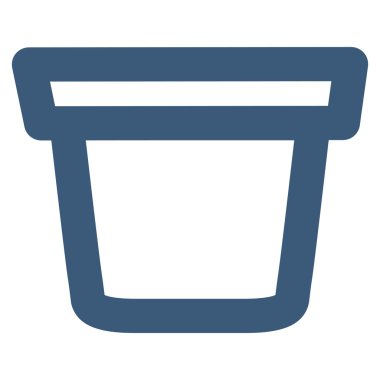 Kova kontur glif simgesini