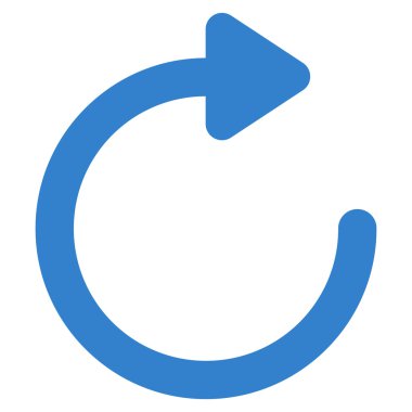 Sağ kontur glif simgesini Döndür