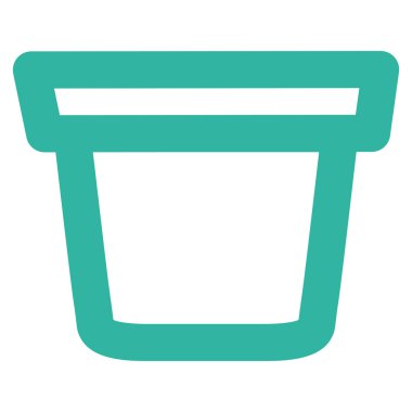 Kova kontur glif simgesini