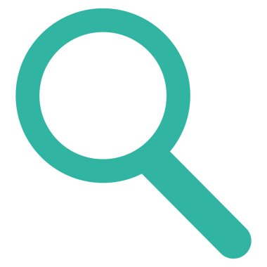 Yakınlaştırma kontur glif simgesini