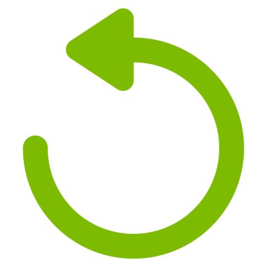 Sol kontur glif simgesini Döndür