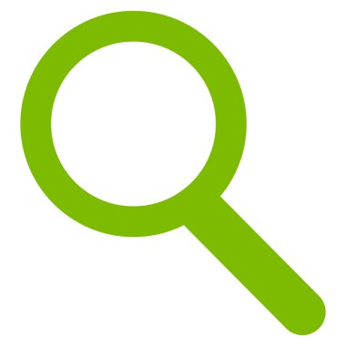 Yakınlaştırma kontur glif simgesini