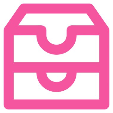 Hesap kutuları kontur glif simgesini