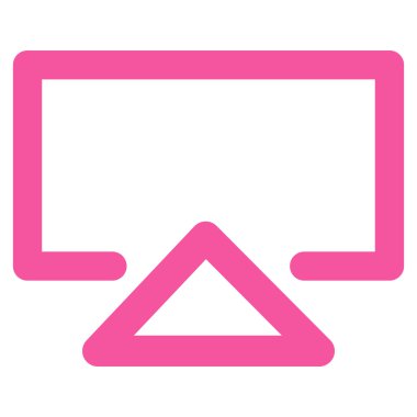 Veri girişi kontur glif simgesini