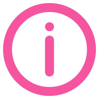 Bilgi kontur glif simgesi