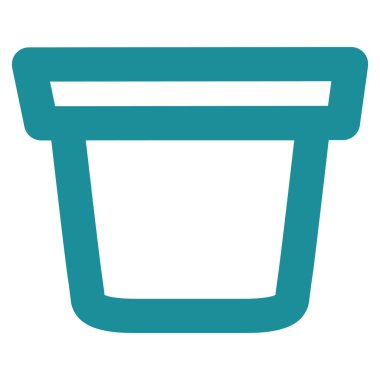 Kova kontur glif simgesini