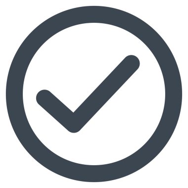 Tamam inme glif simgesi