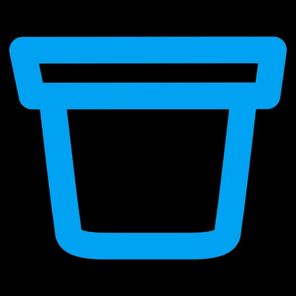 Pail Stroke Glyph Icon — Stock Photo, Image