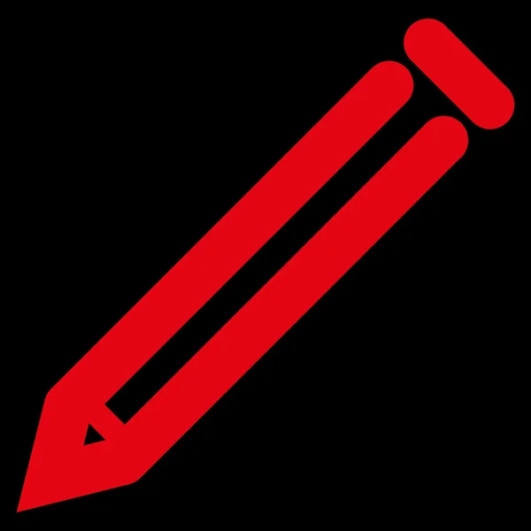 Pencil Stroke Glyph Icon — Stock Photo, Image