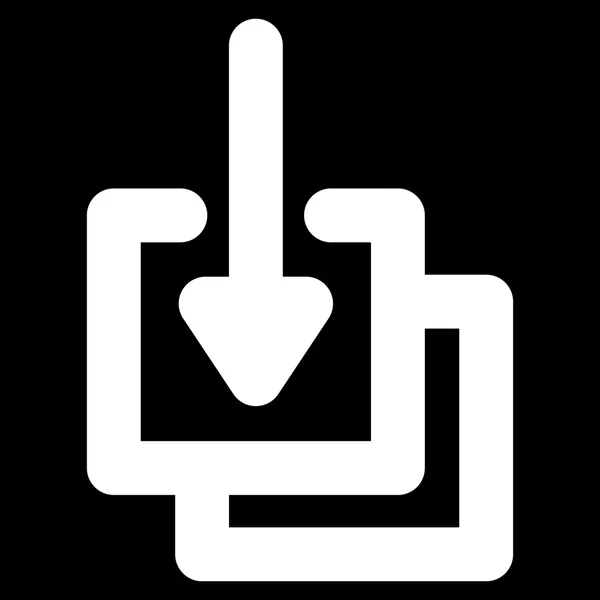 Загрузки Stroke Glyph Icon — стоковое фото