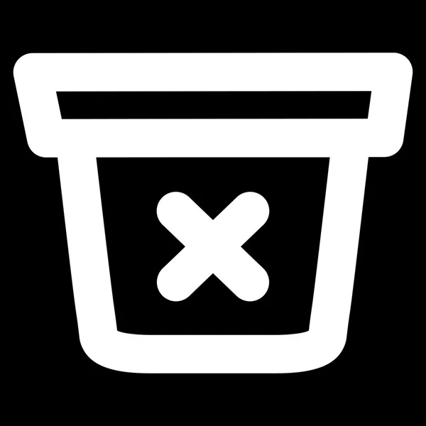 Remove Data Stroke Glyph Icon — Stock Photo, Image
