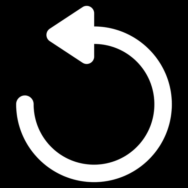 Rotera vänster Stroke Glyph ikonen — Stockfoto