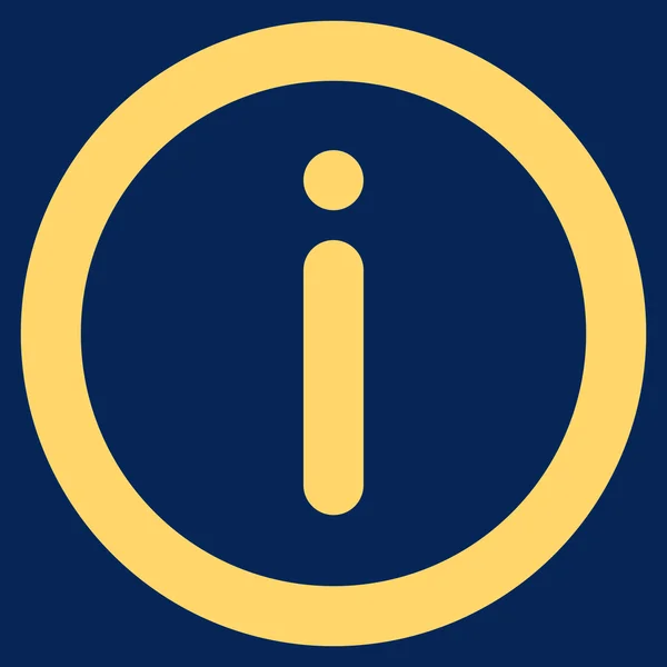 Info lijn Glyph pictogram — Stockfoto