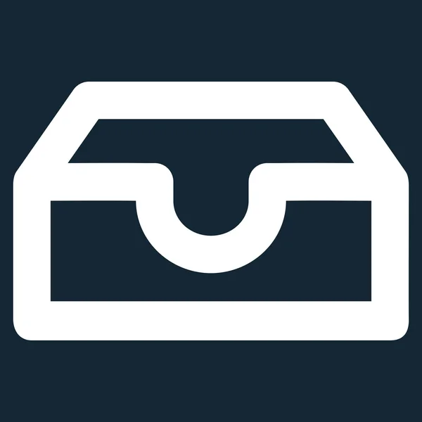 Account Box Stroke Glyph Icon — Stock Photo, Image