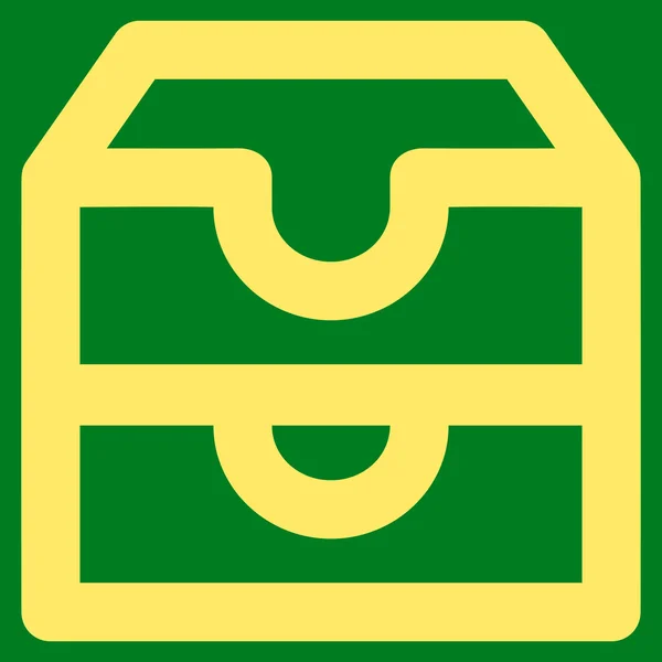 Vakken beroerte Glyph pictogram — Stockfoto