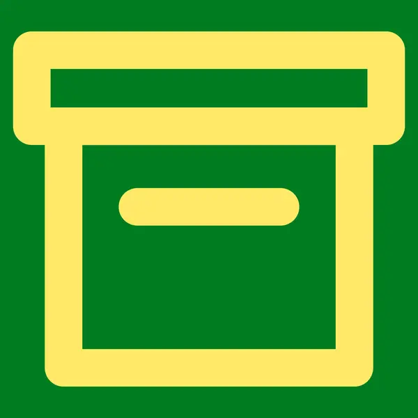 Icono de glifo de trazo de caja —  Fotos de Stock