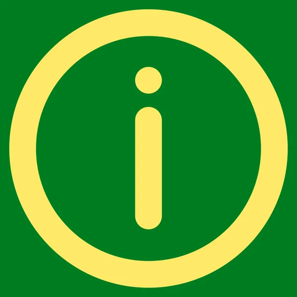 Info Stroke Glyph Icon — Stock Photo, Image
