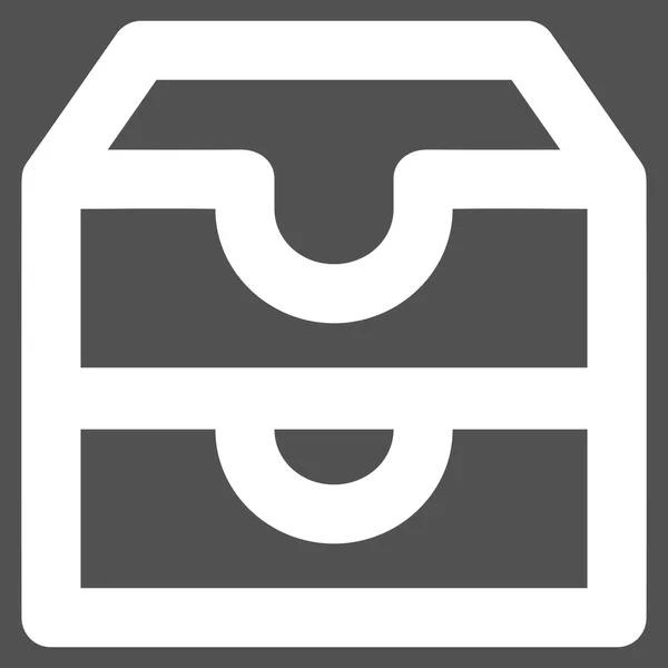 Account Boxes Stroke Glyph Icon — Stock Photo, Image