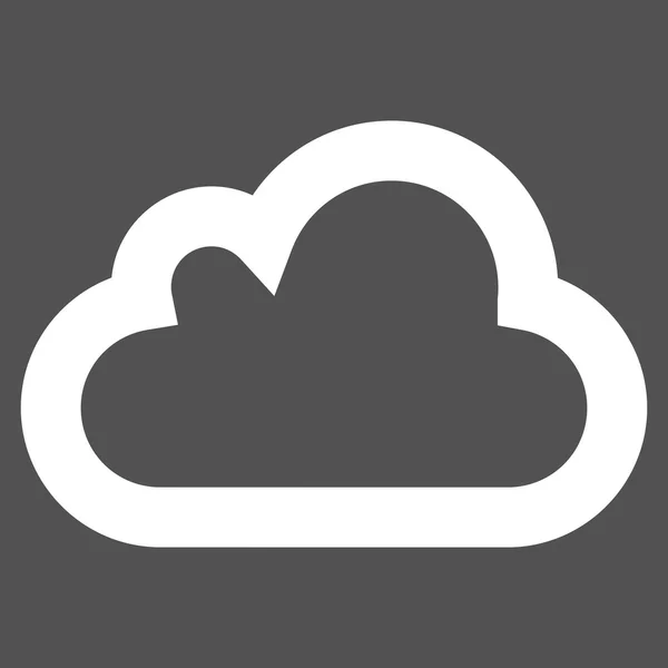 Icona glyph ictus cloud — Foto Stock