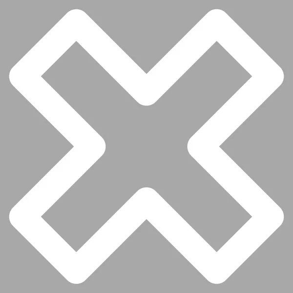 X-Cross tahu glyf ikonu Odstranit — Stock fotografie