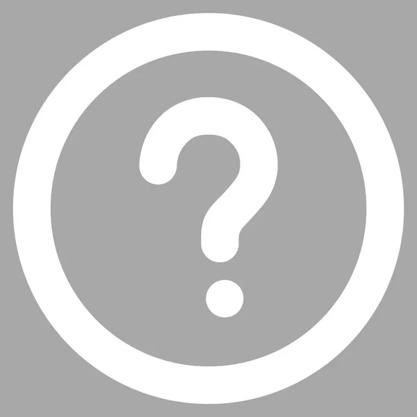 Question Stroke Glyph Icon — Stock Photo, Image