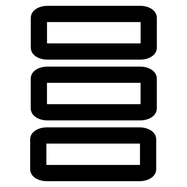 Base de dados Stroke Glyph Icon — Fotografia de Stock