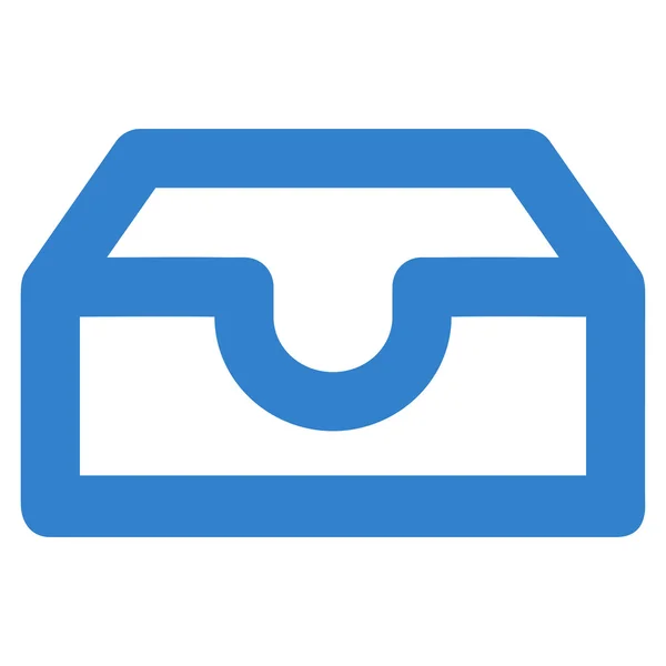 Konto Box Stroke Glyph ikonen — Stockfoto