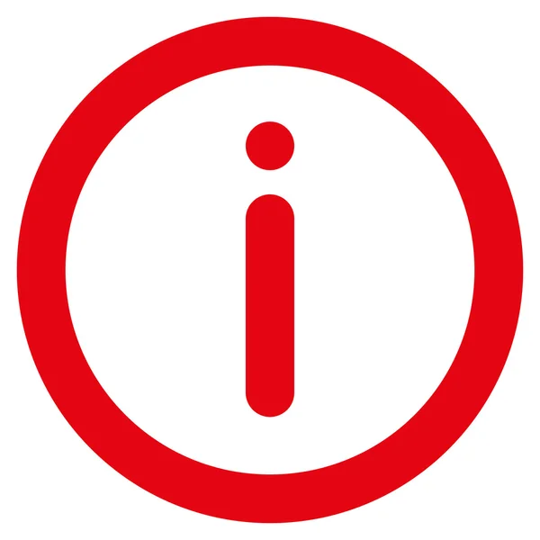 Info Icona glyph ictus — Foto Stock