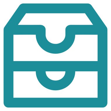 Hesap kutuları kontur vektör simgesi